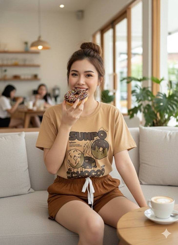 ست تیشرت و شلوارک دونات 🍩