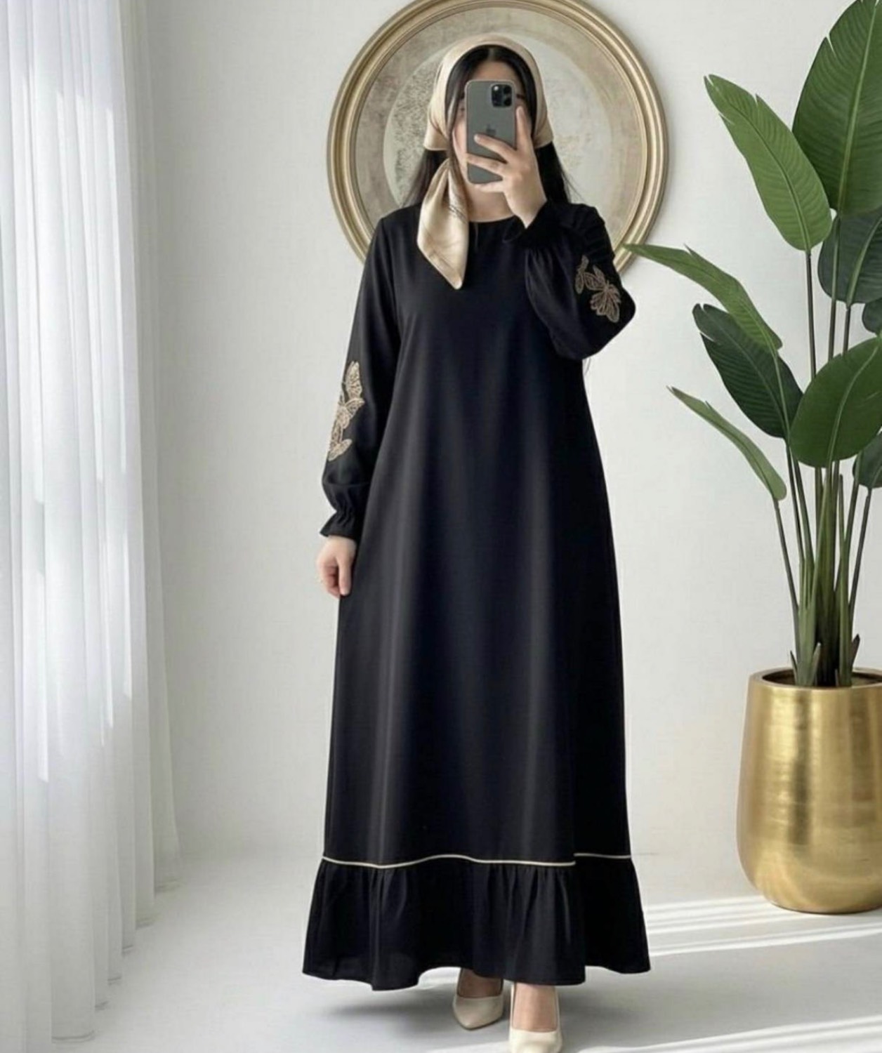 عبا زنانه گلدوزی