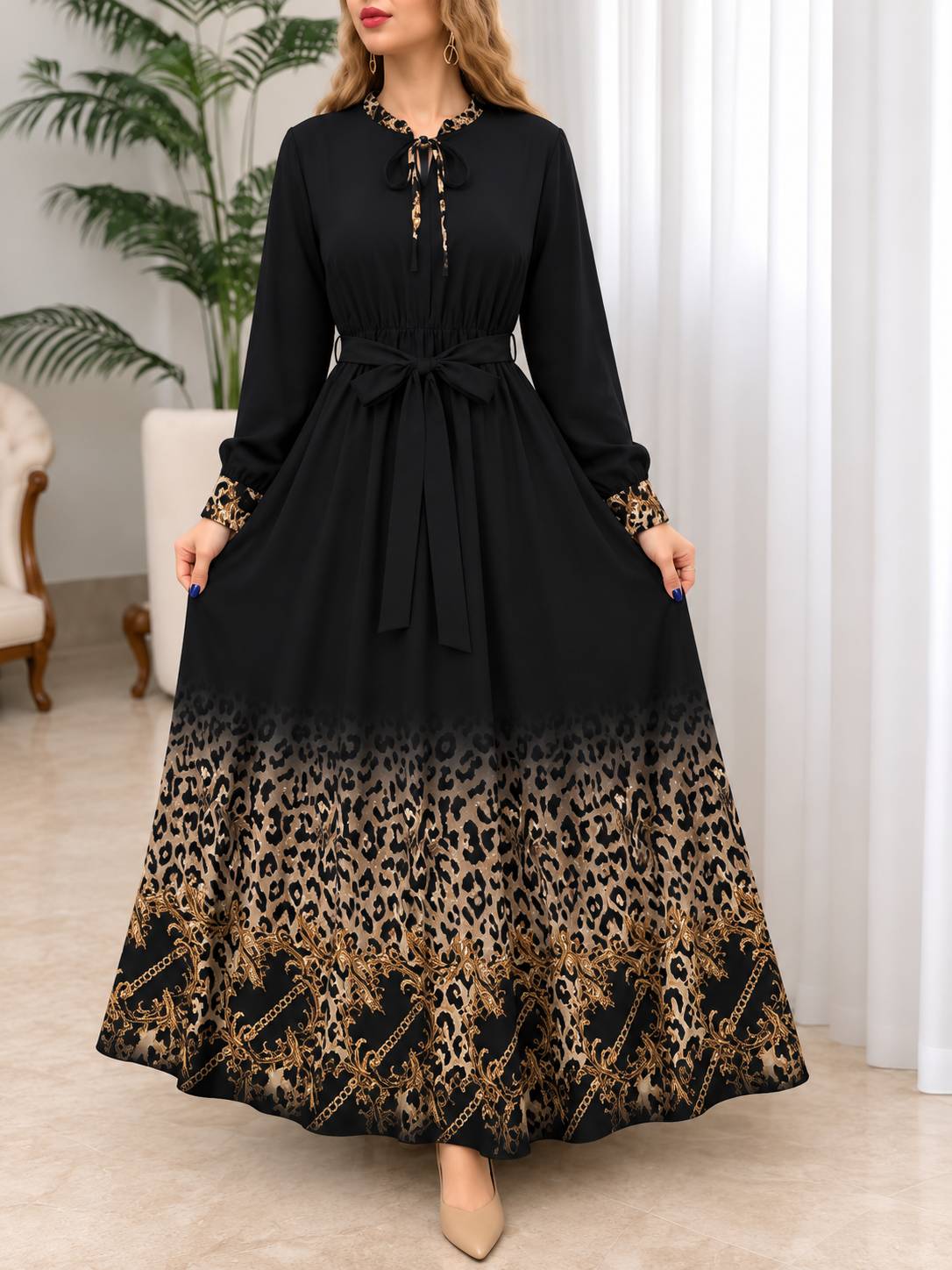 ساحلی زنانه پلنگی