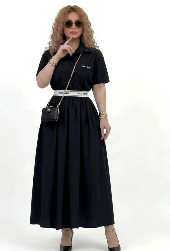 ست تیشرت و دامن miu miu